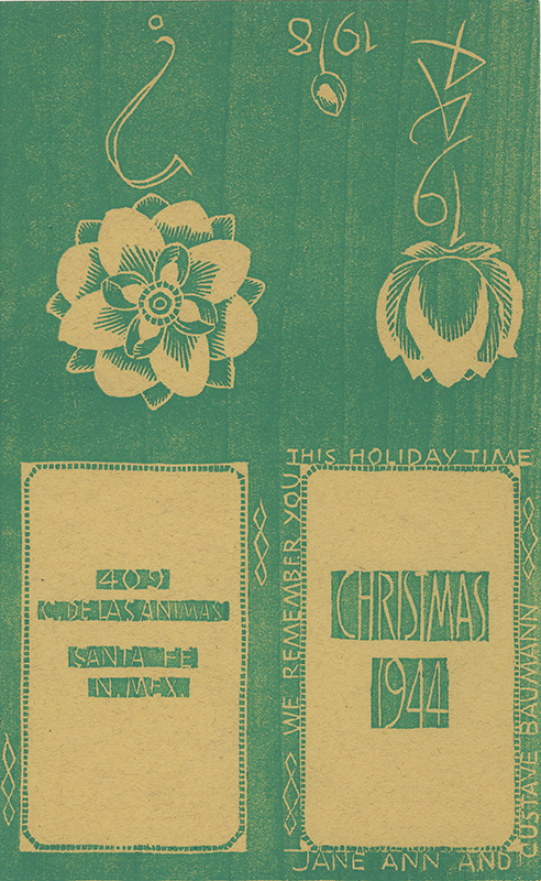 Christmas 1944 by Gustave Baumann