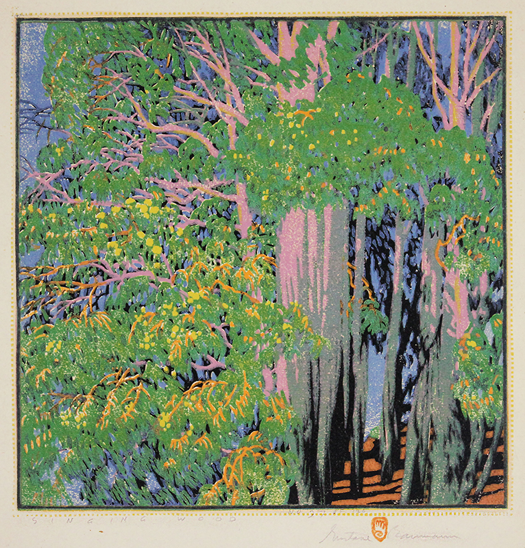 Singing Wood by Gustave Baumann