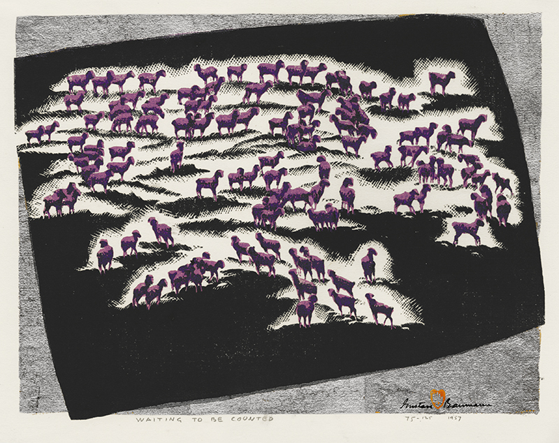 Waiting to be Counted by Gustave Baumann