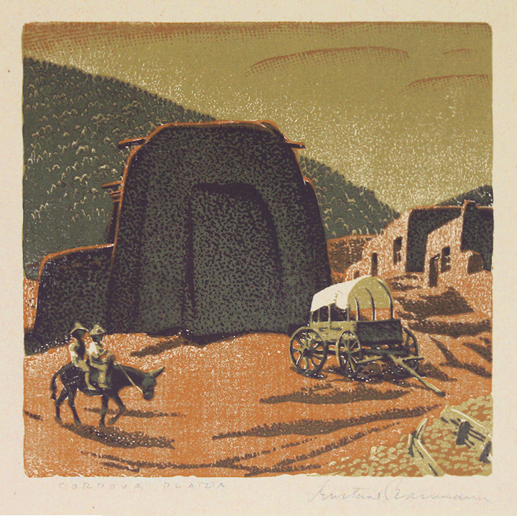Cordova Plaza by Gustave Baumann