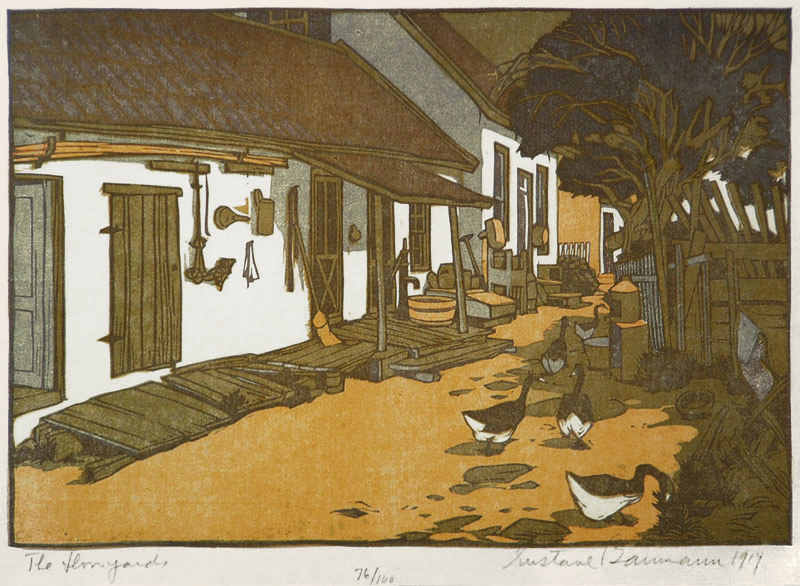 The Dooryards by Gustave Baumann