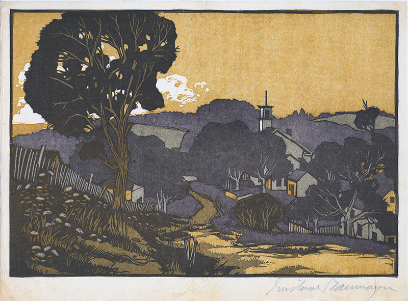 The Town of Nashville by Gustave Baumann