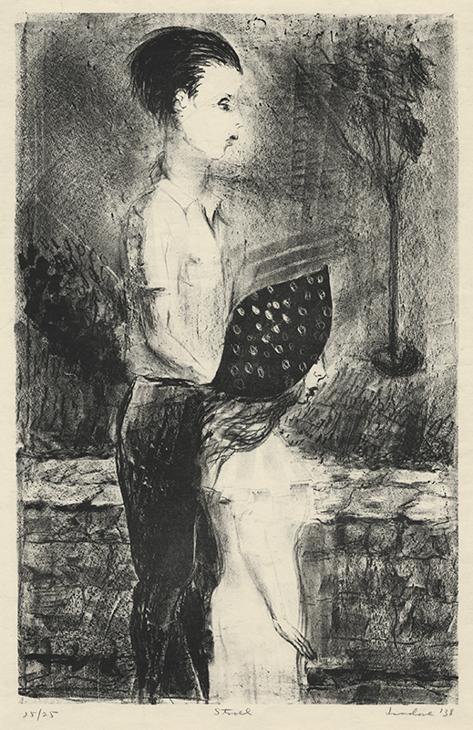 Stroll (WPA) by Isadore Weiner