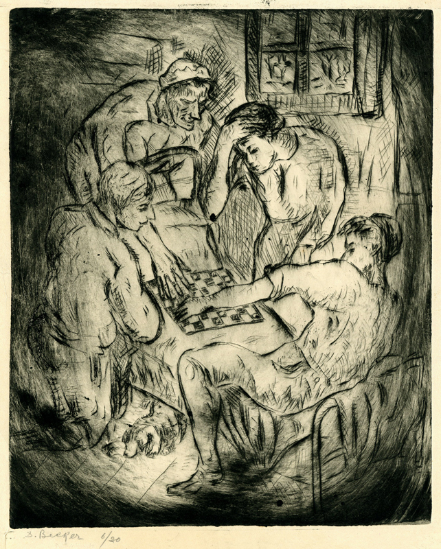 Game of Checkers (WPA) by David Bekker