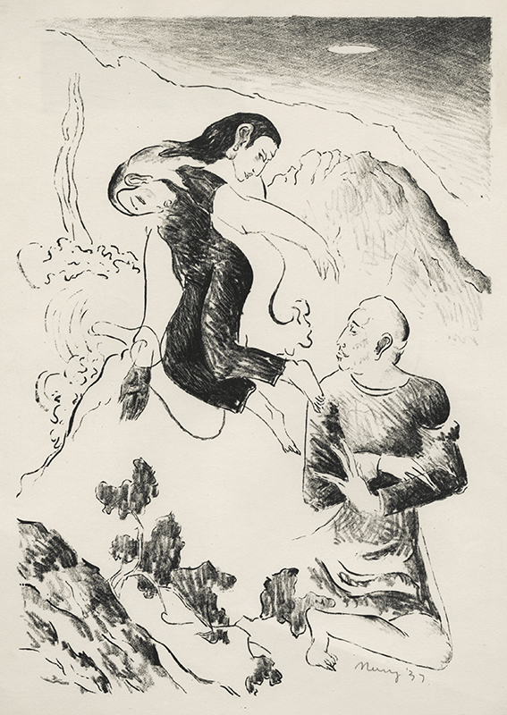 Three Figures (WPA) by Jerre H. Murry