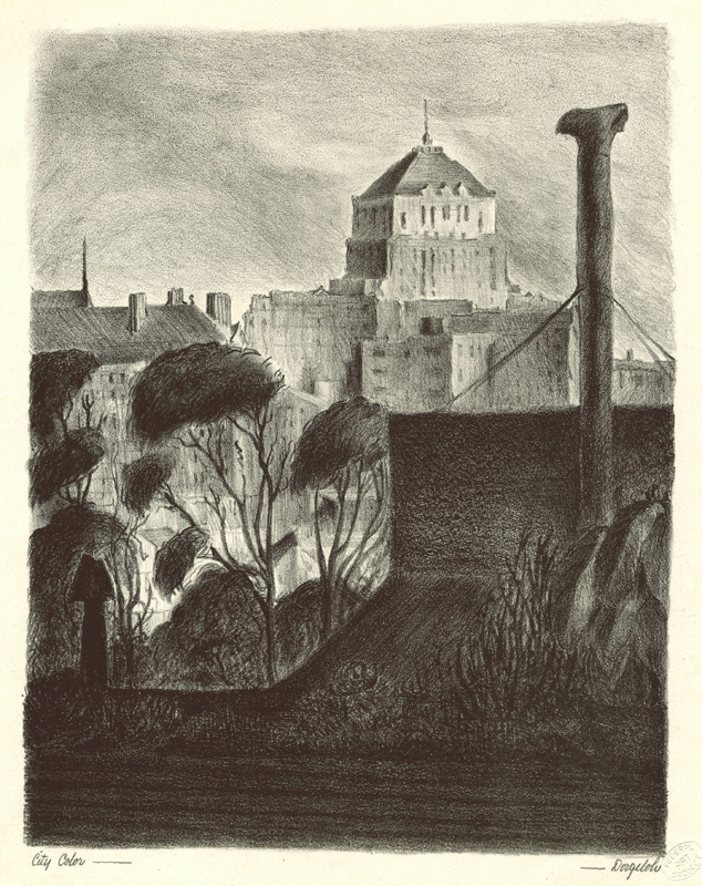 City Color (WPA) by Marguerite Redman Dorgeloh