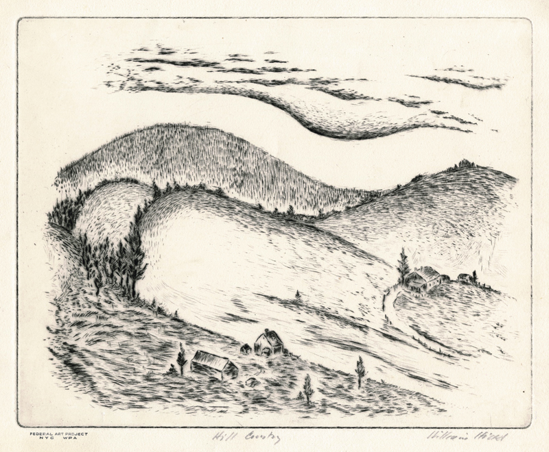 Hill Country (WPA) by William Hicks