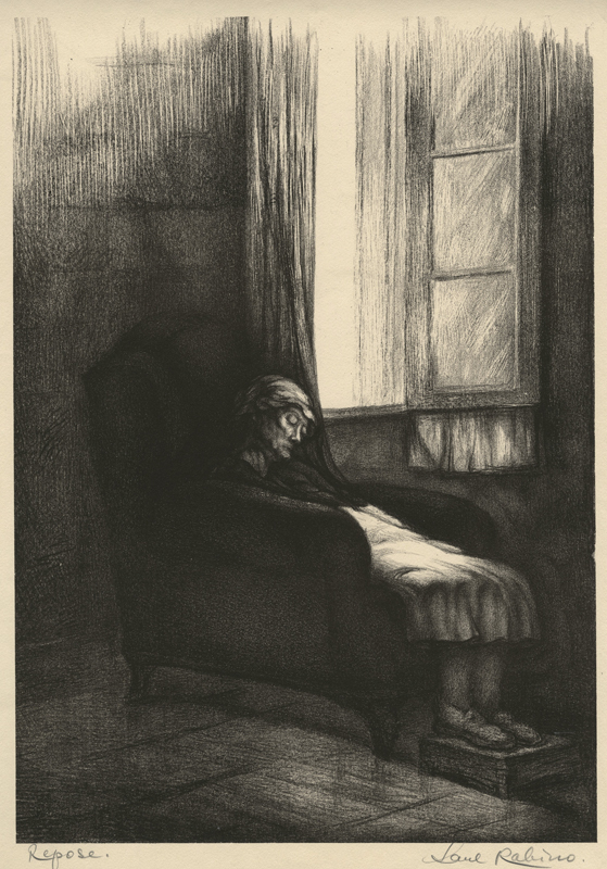 Repose (WPA) by Saul Jacob Rabino