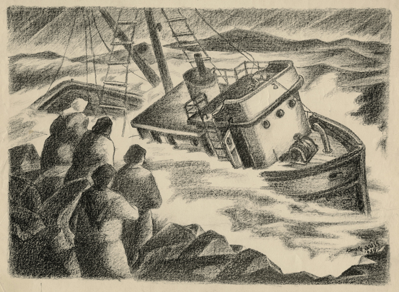 Wreck  (WPA) by Bruce Wallace Ariss, Jr.