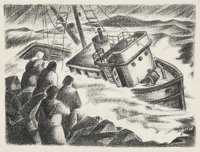Wreck (WPA) by Bruce Wallace Ariss, Jr.