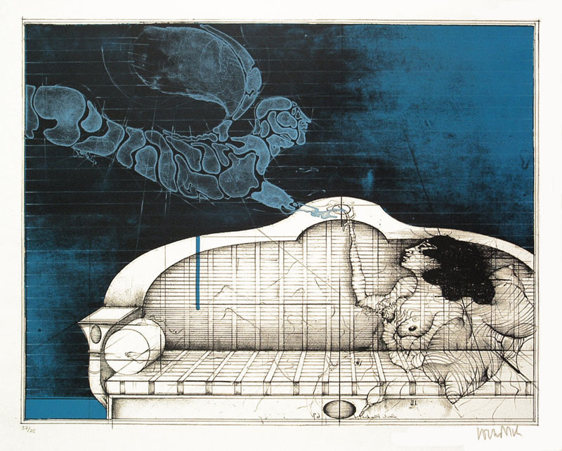 Der Blaue Engel (The Blue Angel) by Paul Wunderlich | Annex