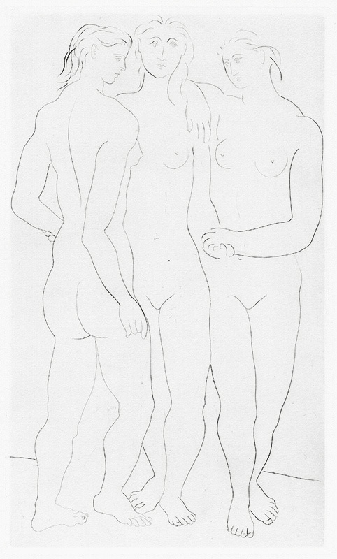 Les Trois Graces II by Pablo Picasso