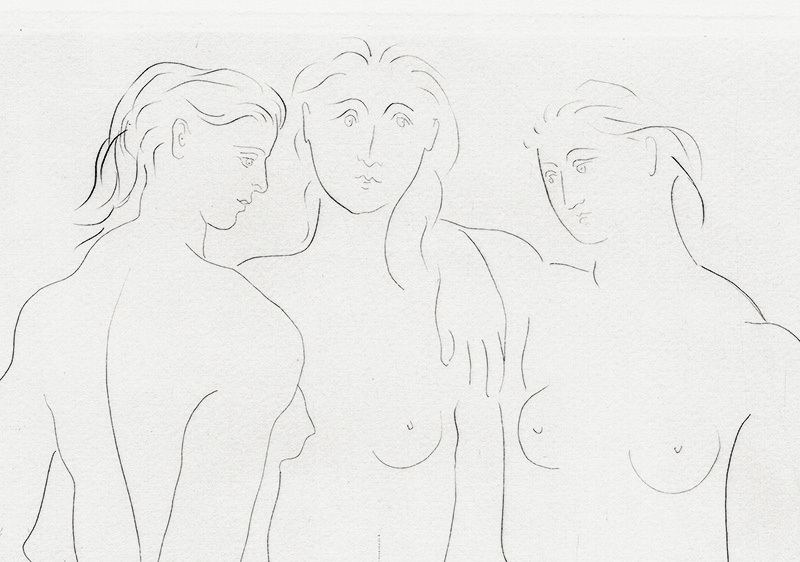Les Trois Graces II by Pablo Picasso
