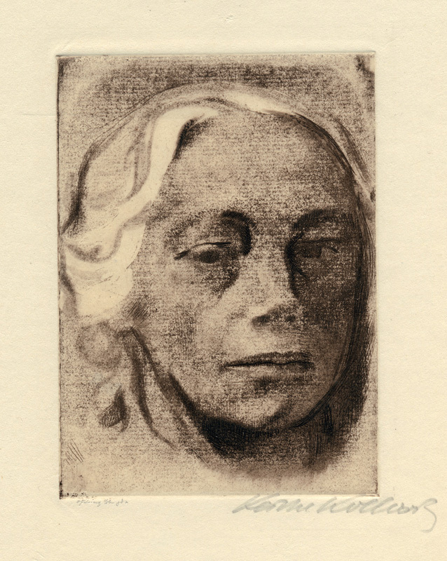 Selbstbildnis (self-portrait) by Kathe Kollwitz