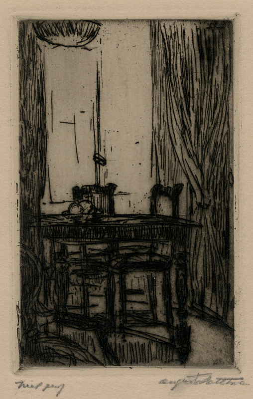 French Interior by Augusta Payne Rathbone