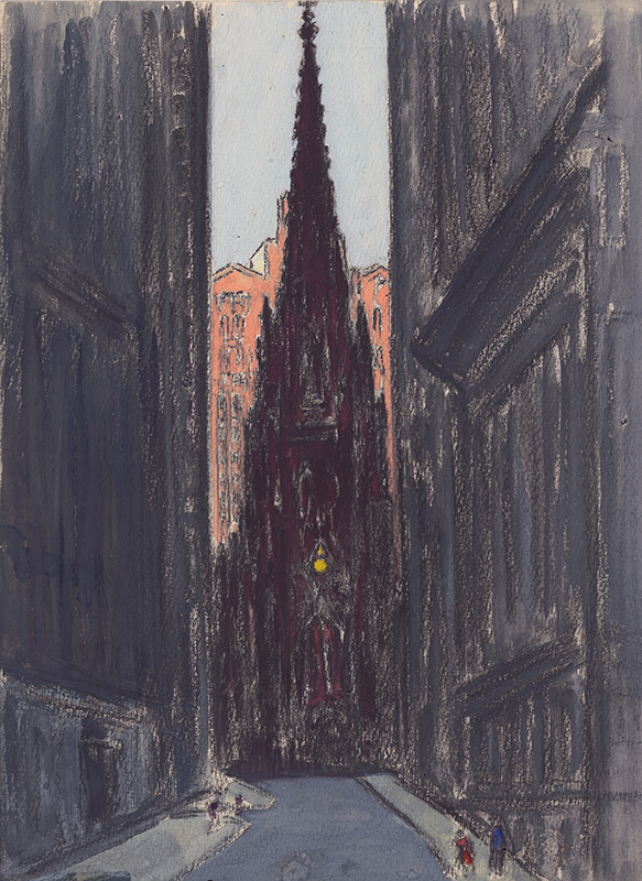 Trinity Church, New York by Augusta Payne Rathbone