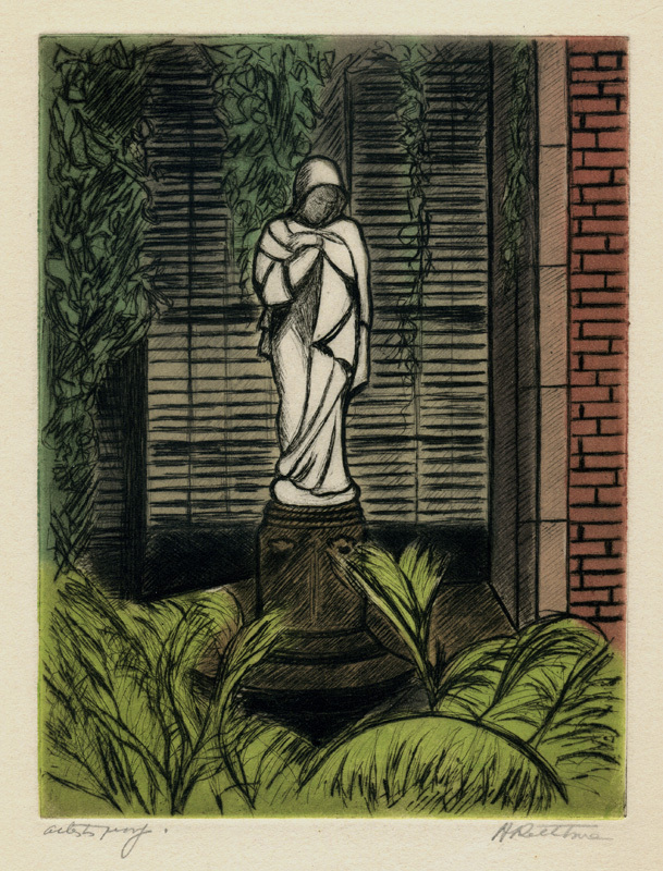 Old St. Mary’s Church Garden by Augusta Payne Rathbone