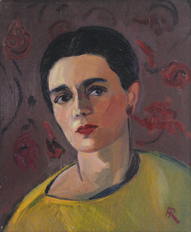 Self-portrait by Augusta Payne Rathbone