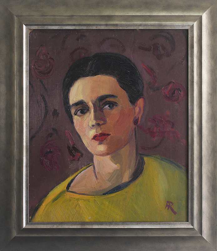 Self-portrait by Augusta Payne Rathbone