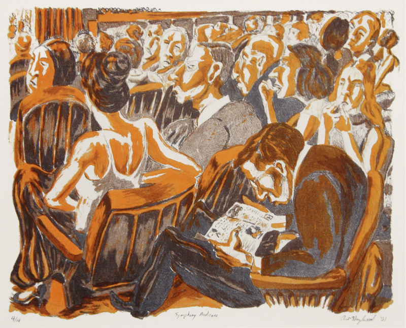 Symphony Audience by Art Hazelwood