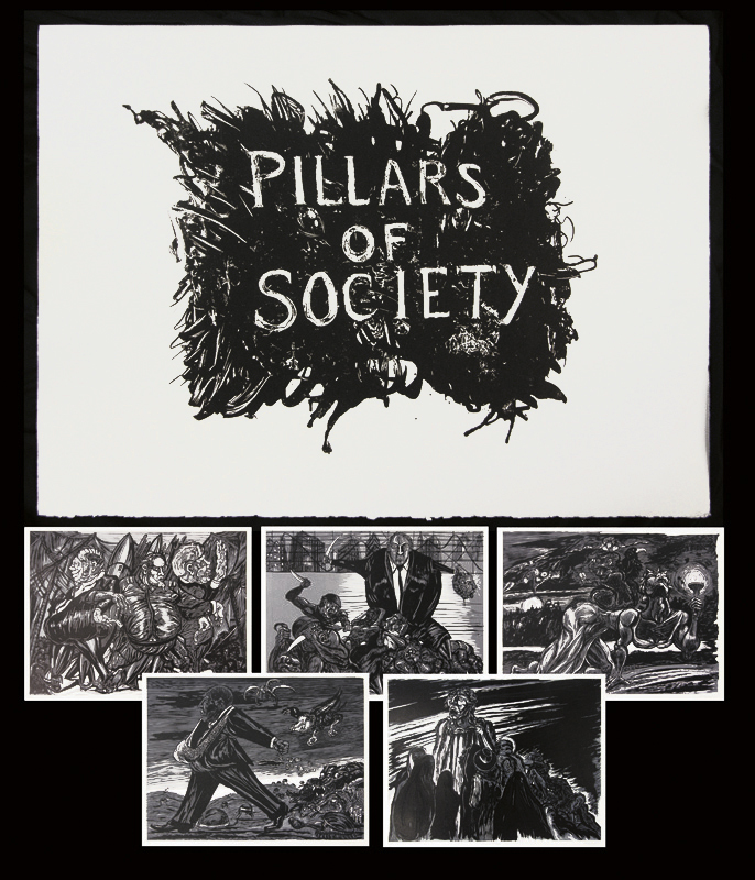 Pillars of Society - Portfolio of five images by Art Hazelwood