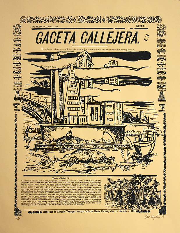 Gaceta Callejera: Tower of Babel by Art Hazelwood