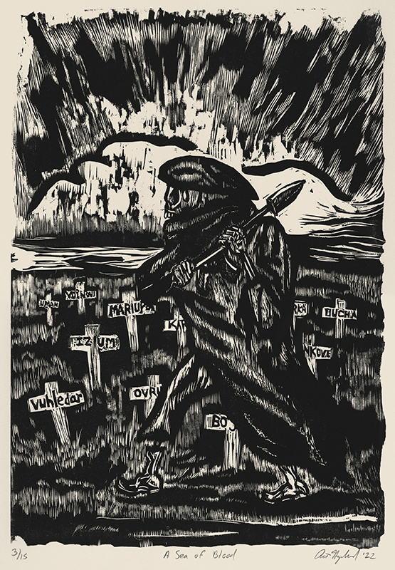 A Sea of Blood by Art Hazelwood