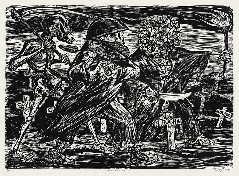 Three Horsemen... by Art Hazelwood