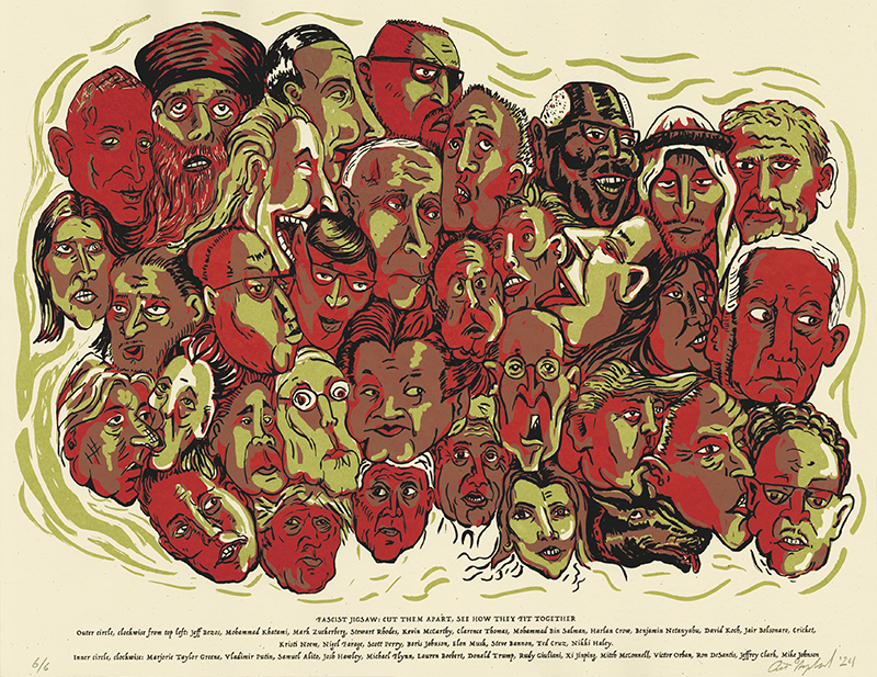Fascist Jigsaw: Cut Them Apart, See How They Fit Together by Art Hazelwood