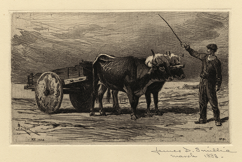 Basque Cart - frontispiece, In the Shadow of the Pyrenees by James David Smillie