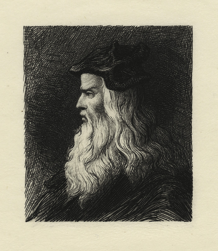 Portrait of Leonardo da Vinci by James David Smillie
