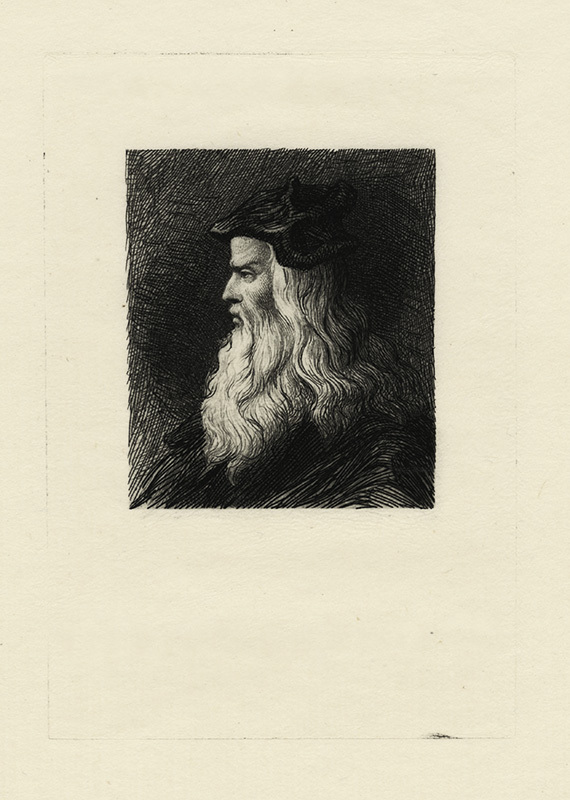 Portrait of Leonardo da Vinci by James David Smillie