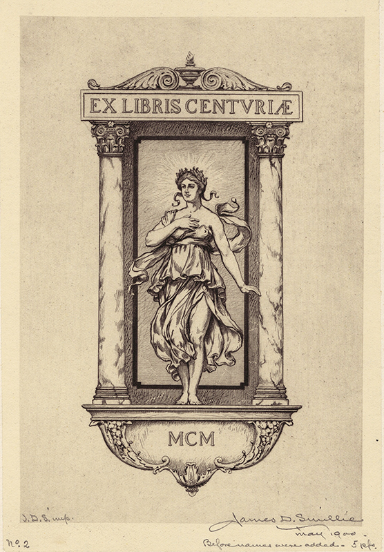 Ex Libris: Century Association by James David Smillie