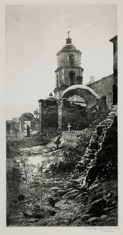 San Luis Rey Mission, Cal. by James David Smillie