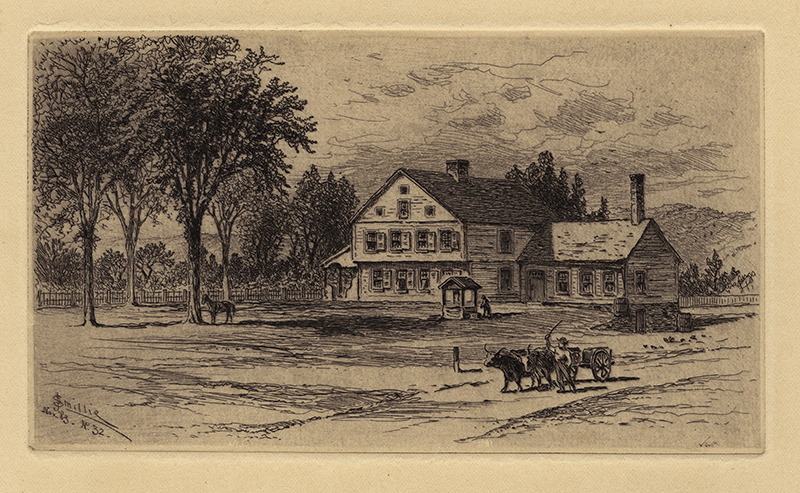 An Old New England Farmhouse by James David Smillie