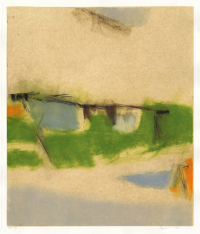 Green River Cemetery (Homage to Jackson Pollock) by Byron McClintock