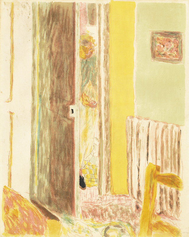 Le radiateur (Plate 4 from the Suite de 10 Lithographies en Couleurs)  Text by Antoine Terrasse. by Pierre Bonnard