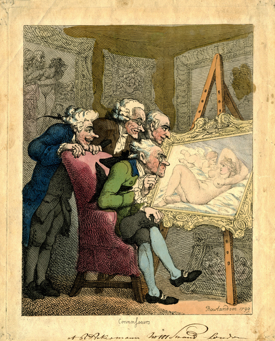 Connoisseurs by Thomas Rowlandson