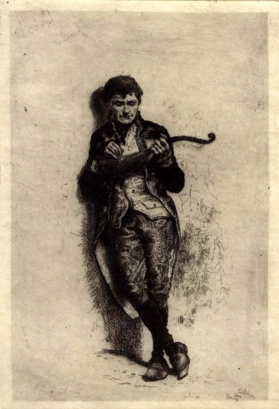 The Mandolin Player by James J. Calahan