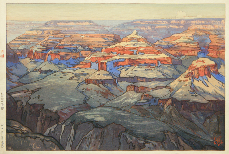 The Grand Canyon (from the United States Series) by Hiroshi Yoshida