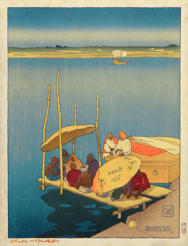 Benares. 1916 by Charles William Bartlett