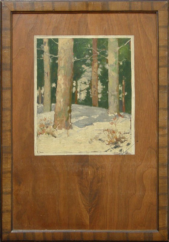(Winter Woods) by Reinhold H. Palenske