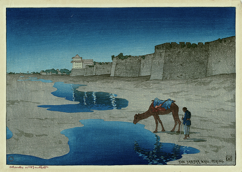 The Tartar Wall. Peking by Charles William Bartlett