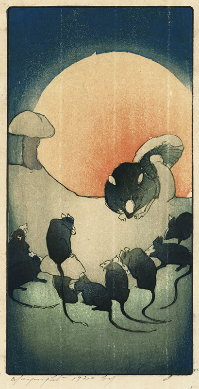 A Gathering of Mice (printed with Bertha Lum) by Eleanor Bettina Peter Lum