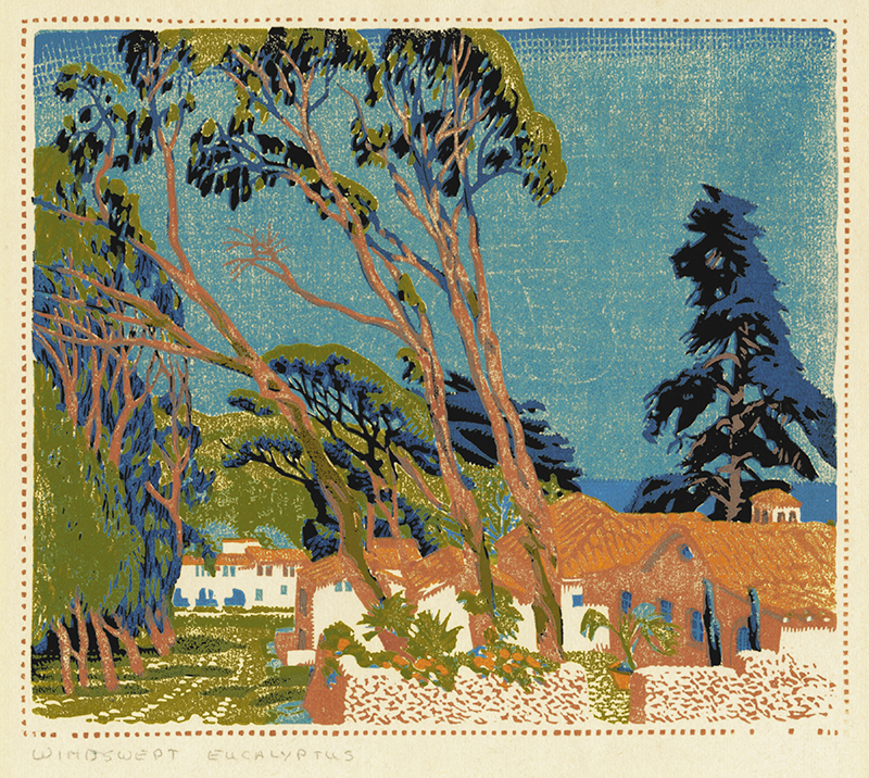 Windswept Eucalyptus by Gustave Baumann