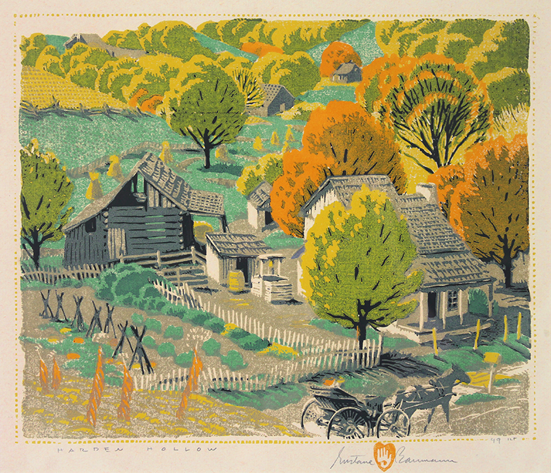 Harden Hollow by Gustave Baumann