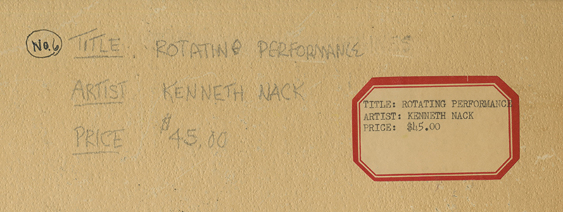 Rotating Performance by Kenneth Nack