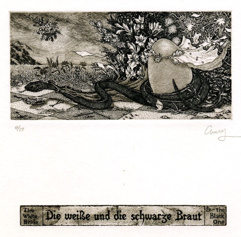 The White Bride & the Black One ( Die weise und die schwarz Braut) based on a title by the Brothers Grimm by David Avery