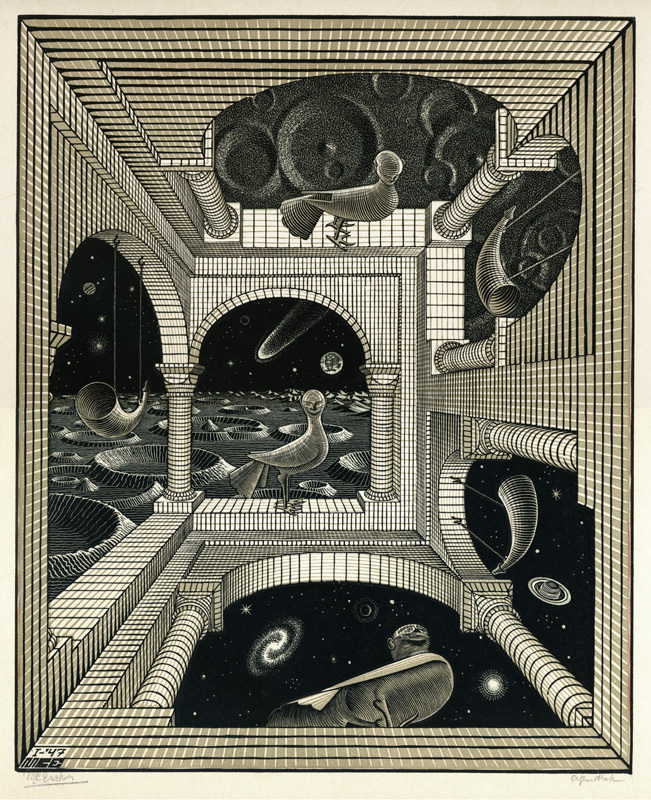 Another World by M.C. Escher