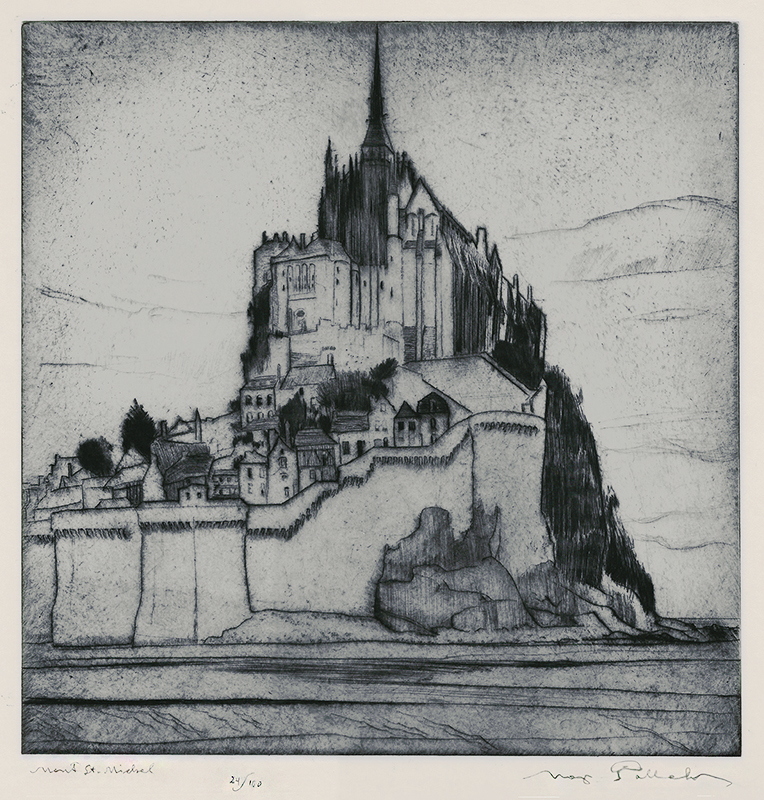 Mont. St. Michel by Max Pollak